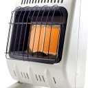 Mr. Heater MHVFRD10LP 10,000 BTU Radiant Vent Free Propane Heater for Cold Rooms, Additions, Sun Rooms & Cabins - White