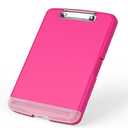 Rimilak Plastic Clipboard with Storage, 8.5 x 11 High Capacity Folio Nursing Case with Pen Holder, Size 14.2 x 9.6 x 1.2″ Folder Side-Opening for Classroom, Teacher, Student, Smooth Writing