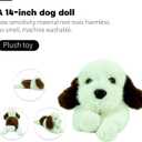Weighted Dog Stuffed Animals 22 inch Cute Dog plushies for Babies Girls Boys Kids Women Puppy Plush Toy Gifts for Halloween (Big Brown)