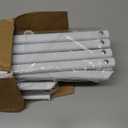 4-Tier Clothes Drying Rack, 4ft High Foldable Drying Rack Clothing for Indoor & Outdoor, Portable Collapsible Laundry Dryer for Laundry Room and Apartment, White 29" L x 49" H x 11.5" W