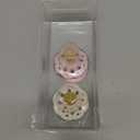 BIBS Pacifiers - Boheme Collection, BPA-Free Round Nipple, Nautral Rubber Latex, Made in Denmark, Set of 2 Ivory/Blossom Color Premium Soothers, Size 6-18 Months