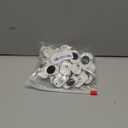 TRVL FIELDER Self Adhesive Caster Wheels, Appliance Rollers Appliance Slider for Kitchen, 360° Swivel Small Casters - Solve Coffee Maker Air Fryer Small Appliances Countertop Sliding (White - 36 Pcs)