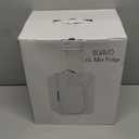 SUAVO Mini Fridge for Bedroom Skincare Fridge 6L/8 Cans Small Refrigerator Compact Refrigerator 110V AC/12V DC Portable Cooler and Warmer for Skin Care Cosmetic Beverages Drinks, Office Dorm and Car