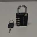 SX-575 4-Dial Combination Disc Padlock, High Security Combination Lock, Indoor, Outdoor Storage Cabinet Padlock, Durable Locker Lock, for Home Improvement, with Shielded Hardened Steel Shackle,Chrome (1 Pack)