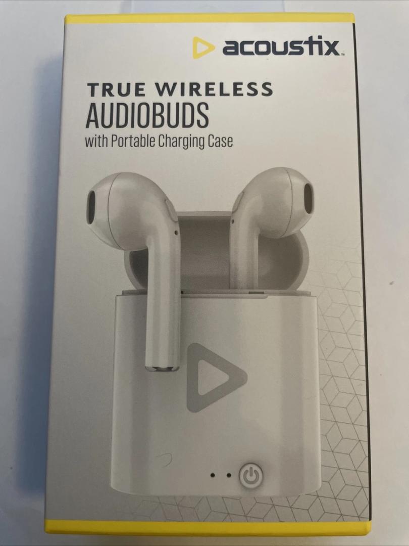 ACOUSTIC TRUE WIRELESS AUDIO BUDS with Portable Charging Case