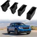Door Side Storage Box for 2022-2026 Ford Maverick, Door Side Armrest Tray Phone Pocket Grab Handle Organizer Insert Glove Pallet for 2022-2026 Ford Maverick Interior Accessories (4PCS)