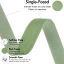 MEEDEE Sage Green Velvet Ribbon 5/8 Inch Single Face Nylon Velvet Ribbon 25 Yards Light Green Velvet Ribbons for Christmas Tree, Ornaments, Gift Wrappig, Rustic Wreath, Invitations, Sewing Crafts