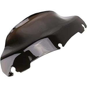 9" Wave Windshield Windscreen for Harley Touring Street Glide Electra Glide Ultra Limited FLHT FLHTC FLHX 2014-2024 Smoked Dark Motorcycle Windshield