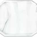 an Octagonal Silicone Storage Tray, Decorative Tray, Suitable for The Kitchen Shower Room A Living Room (White Marble Pattern)
