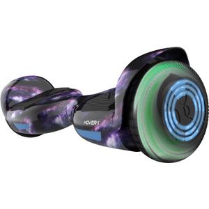 Hover-1 Helix Electric Hoverboard | 7MPH Top Speed, 4 Mile Range, 6HR Full-Charge, Built-In Bluetooth Speaker, Rider Modes: Beginner to Expert (Galaxy)