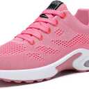 Womens Sneakers Air Cushion Running Shoes Lightweight Tennis Walking Shoes Mesh Breathable Gym Work Fashion Sneakers Athletic Comfortable Casual 40