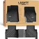 LASFIT Floor Mats for Jeep Grand Cherokee WL 2022-2025 2026 5-Seat (Include 4xe, NOT for L) All Weather TPE Custom Fit Car Mats Floor Liners 1st & 2nd Row, Black