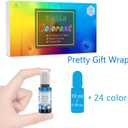 24 Color Epoxy Pigment - Crystal Transparent Dye for DIY Resin Art, Jewelry Making - Concentrated UV Resin Colorant for Paint, Tumbler, Craft - 0.35 oz/10ml Each