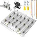 Upgraded 503978 61927 Dryer Heating Element Kit with High Limit Thermostat & Thermal Fuse, Replaces 964p3 61928 510329, Compatible with Speed Queen Amana Maytag Crosley