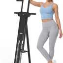 Relife Stair Stepper, Vertical Climber Exercise Machine for Home Gym, Stair Climber with 4 Metal Guide Rails Folding Step Fitness Machines Cardio Workout Machine 5-Level Heights 2026 Newer Version