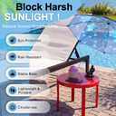 Novabright 1 PC Mini Drink Umbrella with Base, Desktop Table Umbrella for Drinks & Phones, Portable Sunshade for Outdoor Patio, Pool, Camping, Picnic(Suction Cup Style,Black)