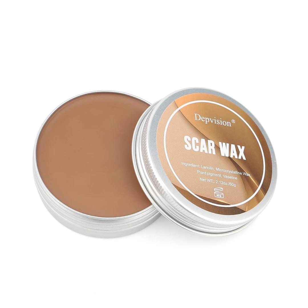 2 x Depvision SFX Scar Wax (2.12oz ) Hallowen Fake Wound Scar Modeling Wax for Stage Fancy Dress Up Cosplay Theatrical Special Effects Makeup (B) 2 x Depvision SFX Scar Wax (2.12oz ) Hallowen Fake Wound Scar Modeling Wax for Stage Fancy Dress Up Cosplay Theatrical Special Effects Makeup (B)