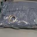 jinchan Linen Textured Room Darkening Curtain 90 Inches Long for Living Room Denim Blue Thermal Insulated Grommet Top Window Drape for Bedroom 1 Panel Denim Blue, 52"W x 90"L