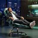 HLDIRECT Gaming Chair with Massager Lumbar Support, 400LBS Weight Capacity