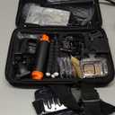 Accessories Kit for Gopro Hero 13 12 11 10 and 9 Black Battery Cover Door Waterproof Housing Silicone Case Glass Screen Protector Bundle for Go pro Hero13 Hero12 Hero11 Hero10 Hero9-63E