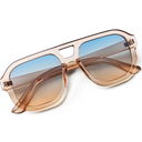 livho Trendy Polarized Square Aviator Sunglasses Women Men Square Eyewear Frame, Retro Sun Glasses for Women Men 2025 Shades