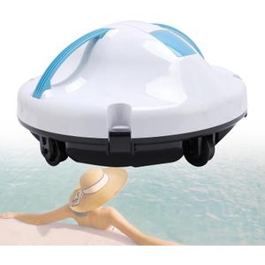 5200mAh Battery Powered Robotic Pool Vacuum, Cordless Electric Pool Cleaner, with Dual Motor, Self-Parking Feature