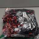 Red and Black Birthday Party Decorations, Red Black White Foil Balloons Banner Fringe Curtains for 16th 18th 21st 24th 32th 40th 50th 60th Birthday Decorations for Men