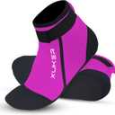 XUKER Neoprene Socks, 3mm Beach Volleyball Sand Soccer Water Wetsuit Socks for Diving Snorkeling Kayaking Paddling (Pink,XS)