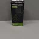 Cordless Electric Scissors: 4V Rechargeable Rotary Cardboard Cutter, 3000mAh Battery, with LED Light, 2 Blades, Box Cutter for Fabric Carpet Carton Plastic Leather Cloth (Green)