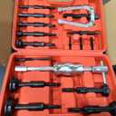 Orion Motor Tech Blind Hole Collet Bearing Race and Seal Puller Extractor Kit, Slide Hammer Pilot Insert Inner Internal Bearing Removal Tool Set, 16PCS (red)