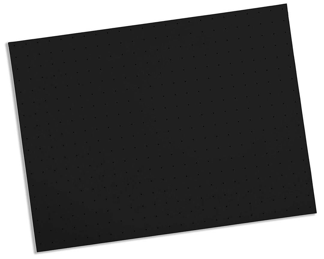Rolyan Splinting Material Sheet, Tailor Splint, Charcoal Grey, 1/8" x 18" x 24", 1% Perforated, Single Sheet