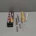 Electric Knife - Carving Knife Set, Easy-Slice Serrated Edge Blades for Meat, Bread, Turkey, Ribs, Fillet, DIY, Ergonomic Handle + 2 Blades for Raw & Cooked Food New Upgrade(Faux Wood) (Classic)