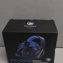 Fachixy FC-200 Wireless Gaming Headset with Mic for PS5, PS4 - Bluetooth 5.4 & 2.4GHz Gaming Headphones with Low Latency, 50-Hrs Battery Foldable Gamer Headset for Laptop, Switch and Mobile