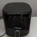 Chefman Air Fryer  4 QT Compact Airfryer for Quick & Easy Meals, Features Hi-Fry Technology for Extra Crisp, Easy-View Window, Touch Controls with 4 Presets, Nonstick & Dishwasher Safe Basket - Black