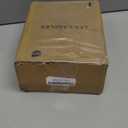 GenSwin Gray Glass Battery Operated Flameless Led Candles with 10-Key Remote and Timer, Real Wax Candles Warm White Flickering Light for Home Decoration(Set of 3)