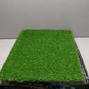 Dog Crates Kit with Artificial Grass and Dog Crates Cover, 27 Inch Double Door Collapsible Metal House for Dogs and Cats, Dog Cage with Leak-Proof Pan Tray, Travel, Indoor and Outdoor Dog Kennel