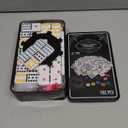 Elbow Room Games Double Twelve Dominoes Set with 91 Dominoes, 10 Trains, Starter Piece, Storage Tin  Perfect for Mexican Train, Block, and Draw  for 2-8 Players