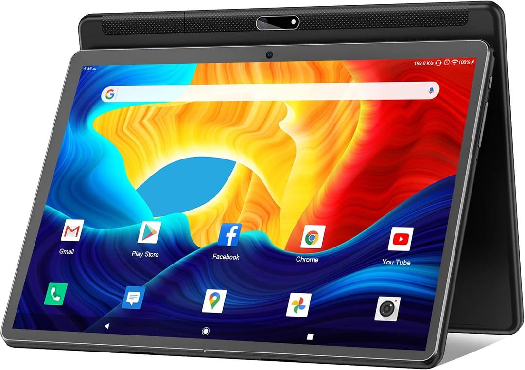 FEONAL Tablet 10.1 Inch Android 10 Tablet 32GB Storage, Octa Core Processor with 6000mAh Long-Lasting Battery, 256GB SD Card Expand Support HD Touchscreen Tablets (2025 WiFi Tablet)