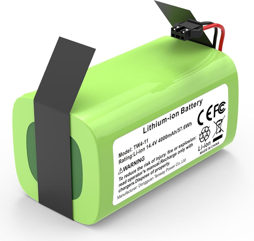 Fancy Buying 14.4V 4000mAh Replacement Battery Compatible with Ecovacs Deebot N79S, 500, N79, DN622 and Eufy RoboVac 11S, 11S MAX, 15C MAX, RoboVac 30, 30C Robot Vacuum Cleaners
