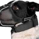 Arblina Dog Muzzle, Soft Mesh Muzzle for Large Medium Small Sized Dogs, Reflective Adjustable Lightweight Dog Muzzle for Scavenging Biting Grooming Chewing Vet Visit, Allows Panting Drinking, XS, Pack of 2