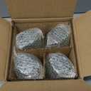 CREATIVELAND Colored Vintage Drinking Glasses Set of 4, 15.5 oz Romantic Embossed Water Glasses, Colored Tumblers Tempered Glass for Juice, Beverages, Beer, Cocktail (Green)