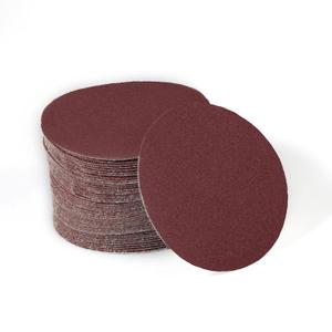 SPEEDWOX 50pcs Sanding Discs 4 Inches Sandpaper 320 Grit Hook and Loop Sanding Discs for Drill Grinder Rotary Tools No Hole
