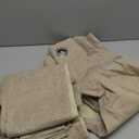 MIULEE 100% Blackout Linen Textured Curtains for Bedroom Solid Thermal Insulated Copper Brown Grommet Room Darkening Curtains & Drapes Luxury Decor for Living Room Nursery 52 x 90 Inch (2 Panels)