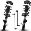 Front Complete Struts Shock Absorber Sway Bar Links Kit Fit for Ford Escape 2005-2012, for Mazda Tribute 2005-2011, for Mercury Mariner 2005-2011, Replace 171594 171593 K80296 (4Pcs)