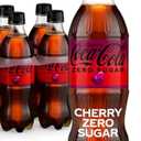 Coca-Cola Zero Sugar Cherry Diet Soda Soft Drink, 16.9 fl oz, 24 Pack EXP: 11/10/2025