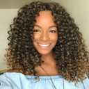 7 Packs GoGo Curl Crochet Hair 10 Inch Short Curly Crochet Hair for Women Beach Curl Water Wave Deep Twist Crochet Braids Synthetic Braiding Hair Extensions (10 Inch, T1B/27)