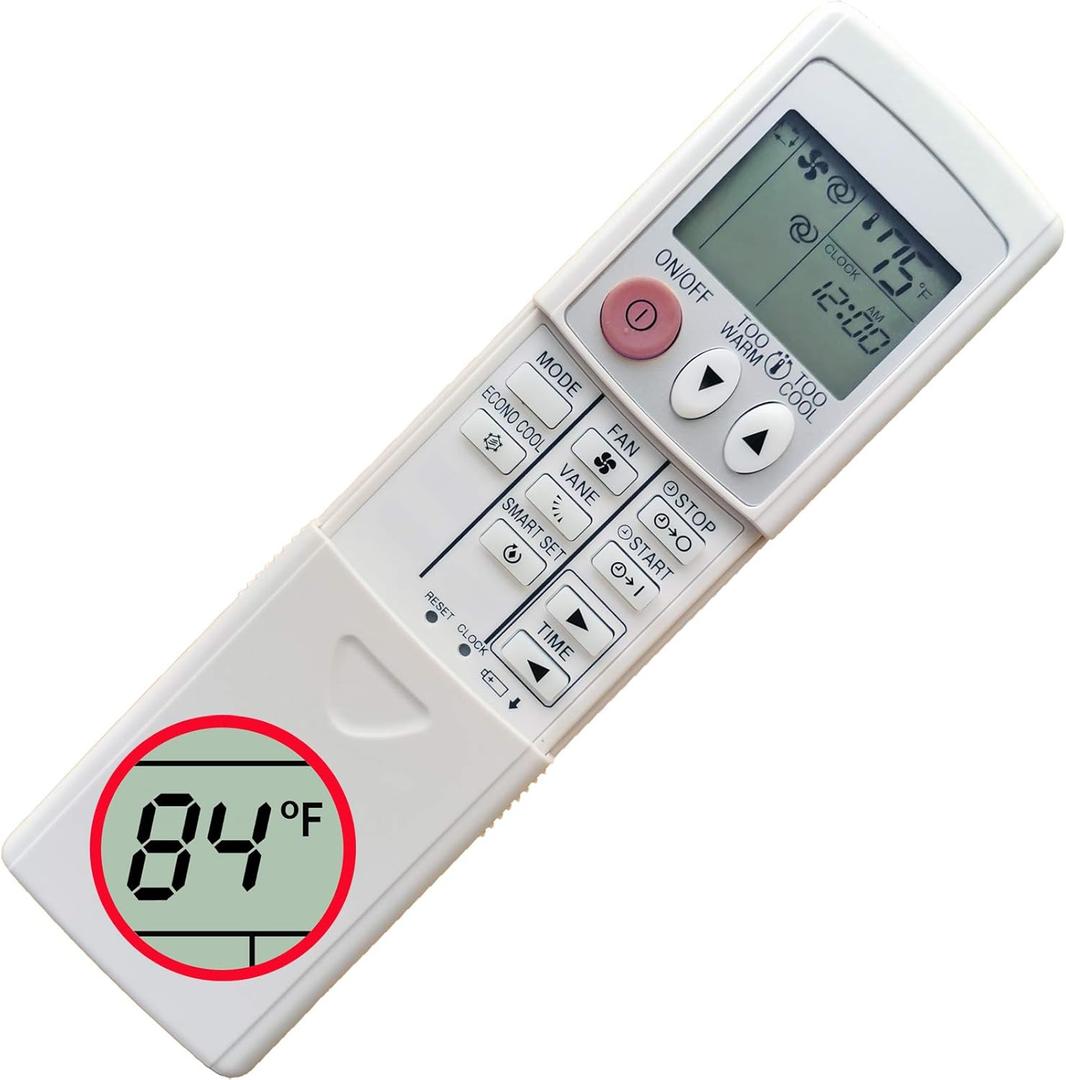 Replacement for Mitsubishi Electric Mr Slim U01A04426 Air Conditioner Remote Control KM15F