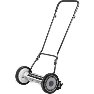 American Lawn Mower Company 1815-18 18-Inch 5-Blade Push Reel Lawn Mower, 18-Inch, 5-Blade, Black