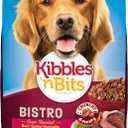 Kibbles 'n Bits Bistro Dry Dog Food, Oven Roasted Beef, Spring Vegetable & Apple Flavors for Adult Dogs, 3.5 lb. Bag, 4 Count (EXP 10/01/26)