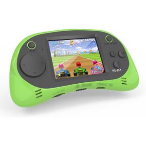 Handheld Games for Kids -16 Bit Retro Video Game with 220 HD Electronic Games - 2.5'' IPS Portable Travel Game Gifts for Boys Girls Ages 4-12 (Green)